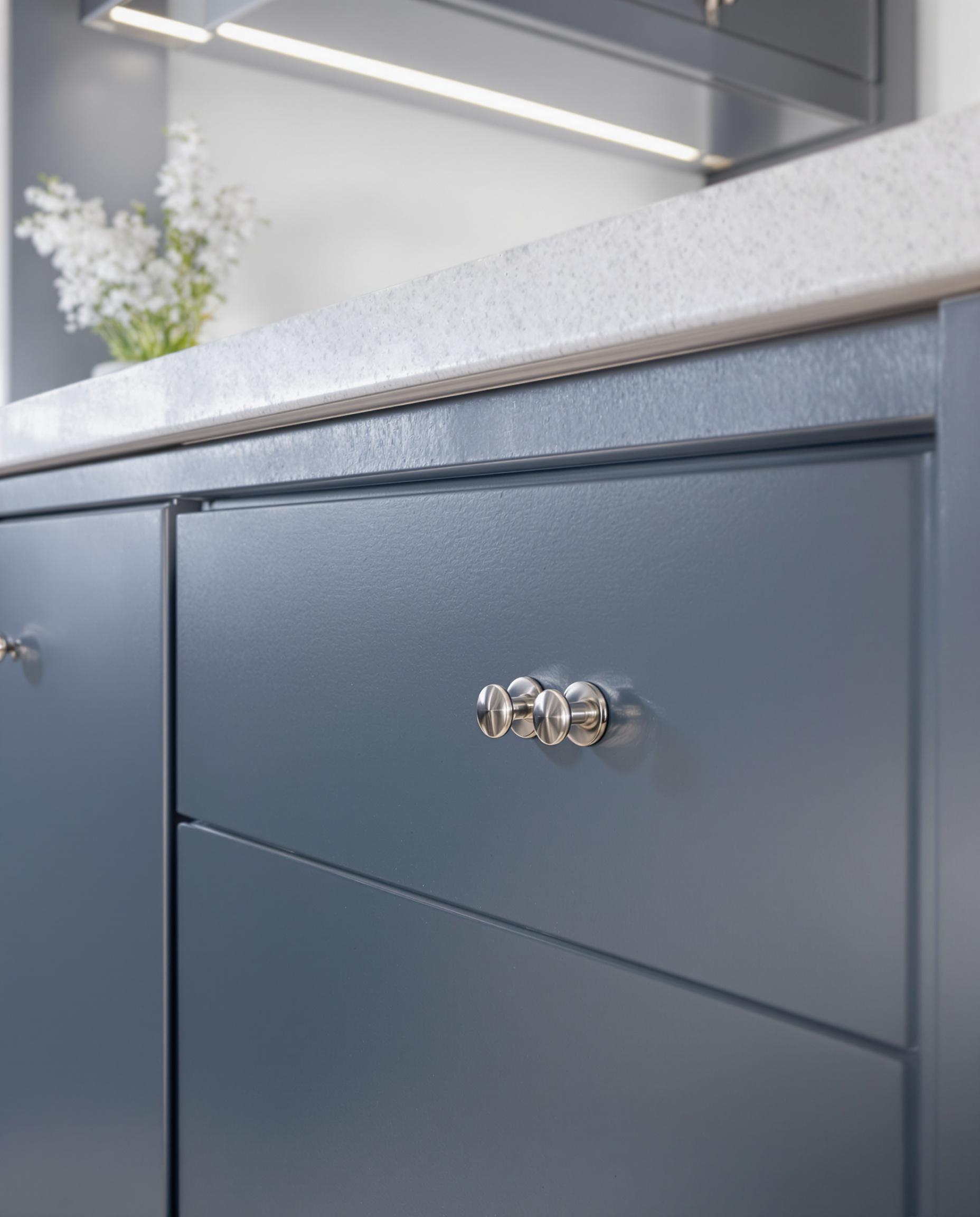 Precision cabinet hardware and joinery work
